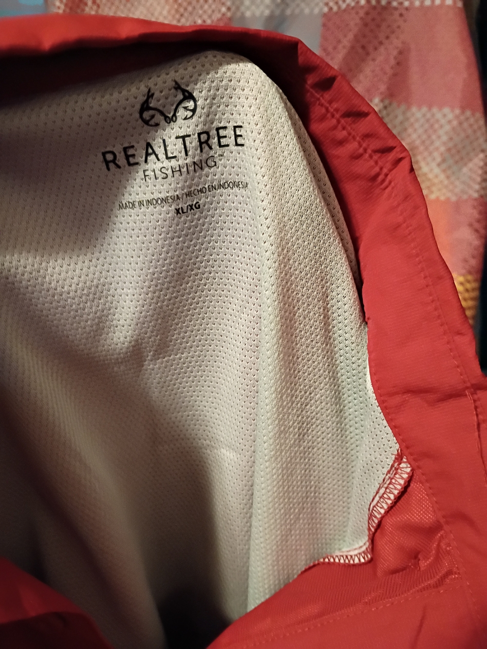 Realtree Fishing Men's Red Lightweight Jacket